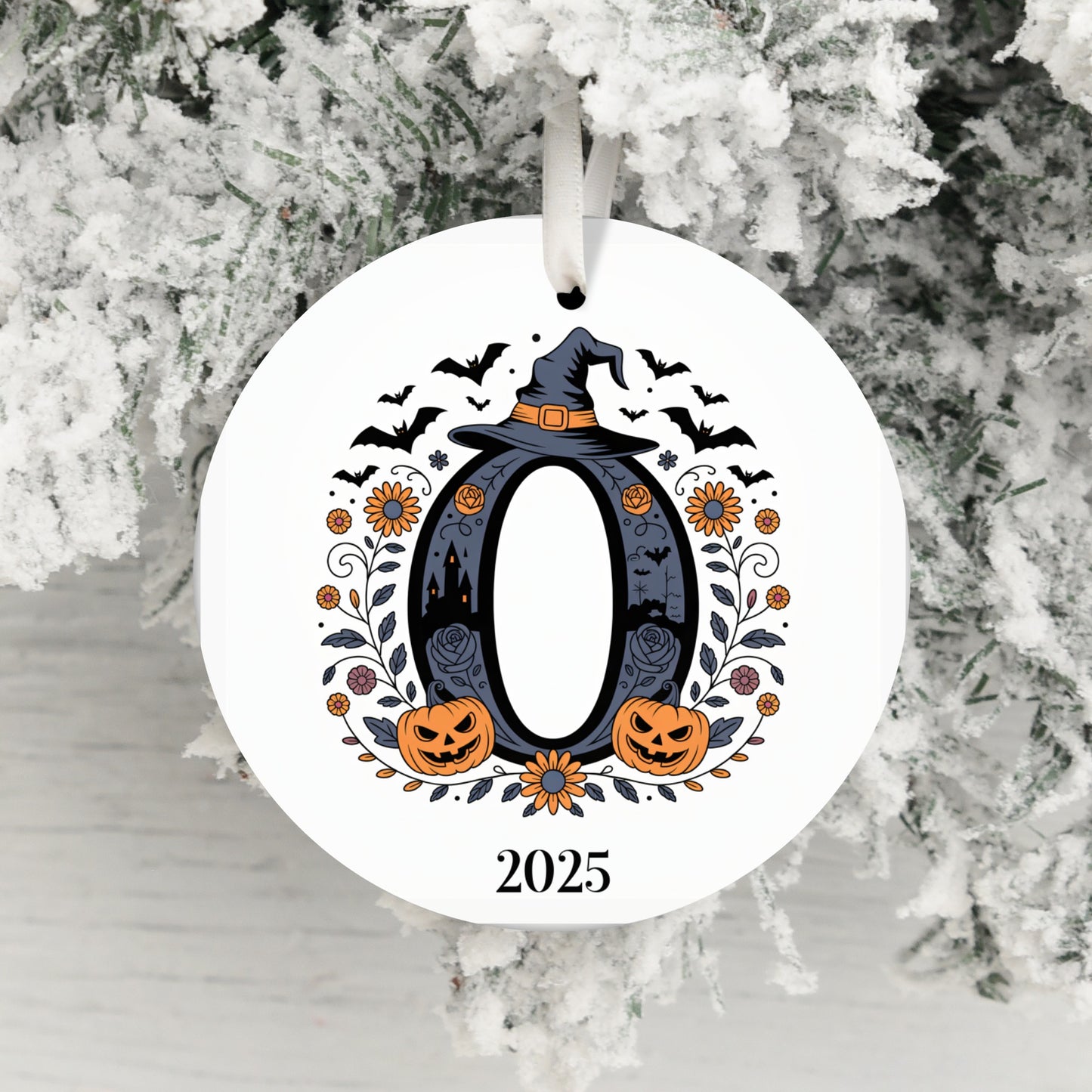 2025 Witch Hat Halloween Design Christmas Ornament product