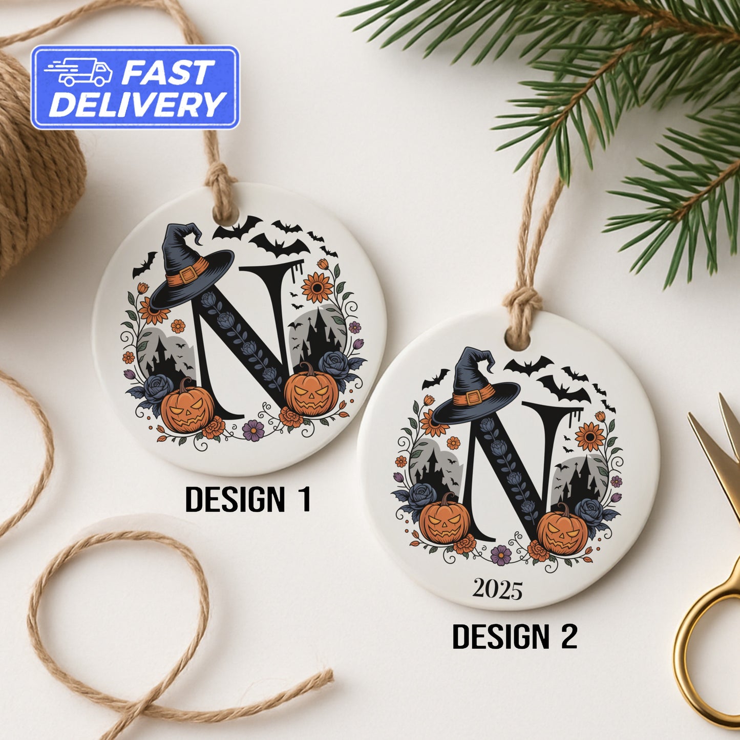 Personalized Halloween Themed Decor Product