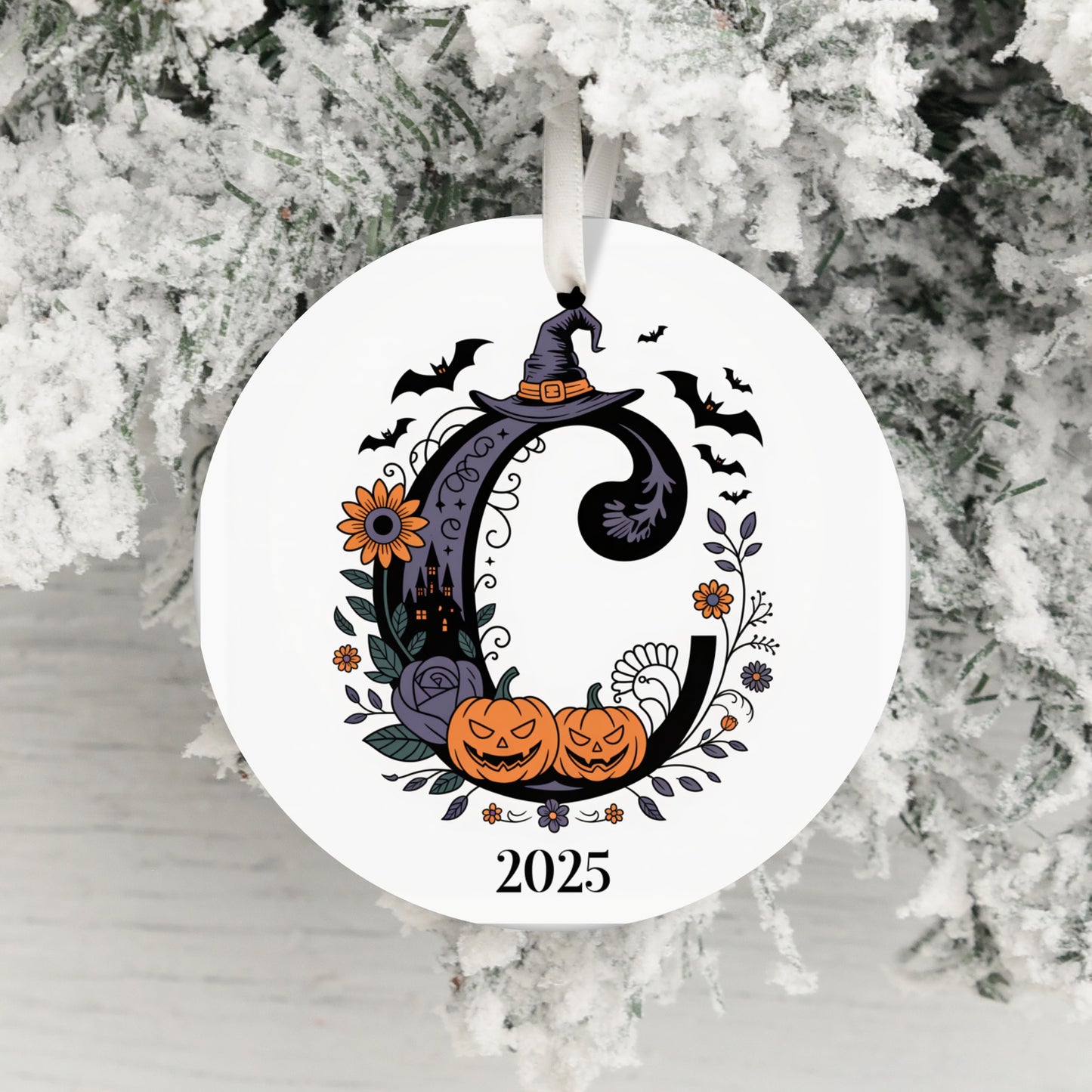 2025 Halloween Witch Pumpkins Design Ornament product