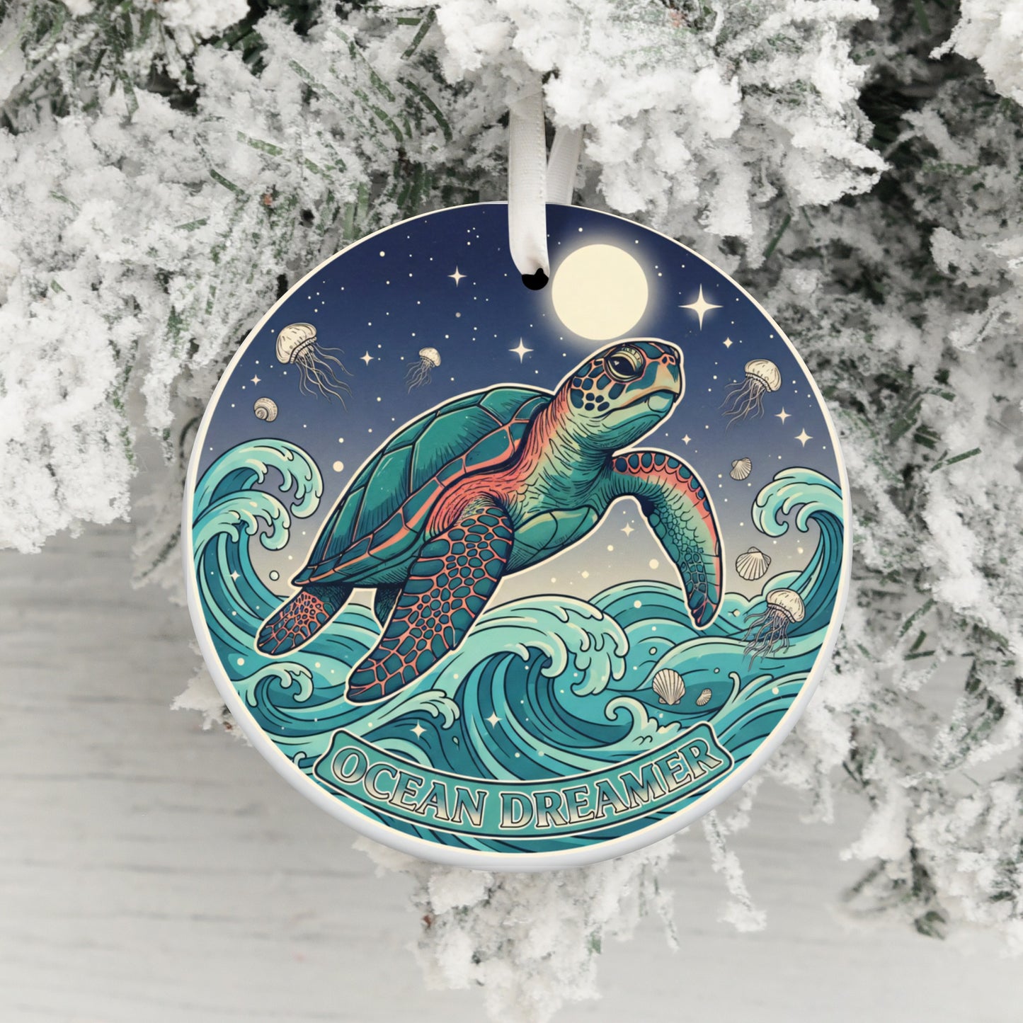 Ocean Dreamer Turtle Ornament product type
