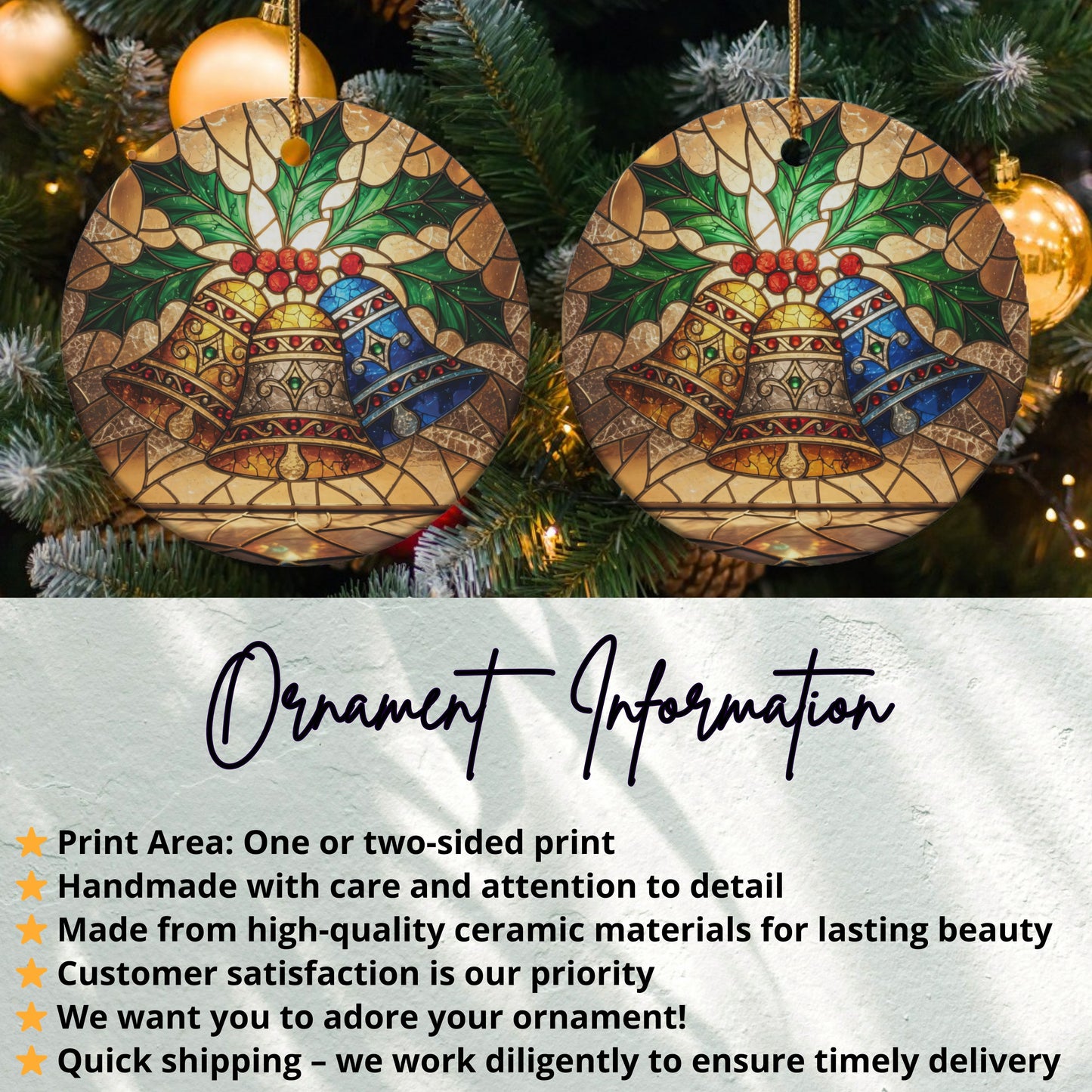 Handcrafted Decorative Festive Christmas Ornament product