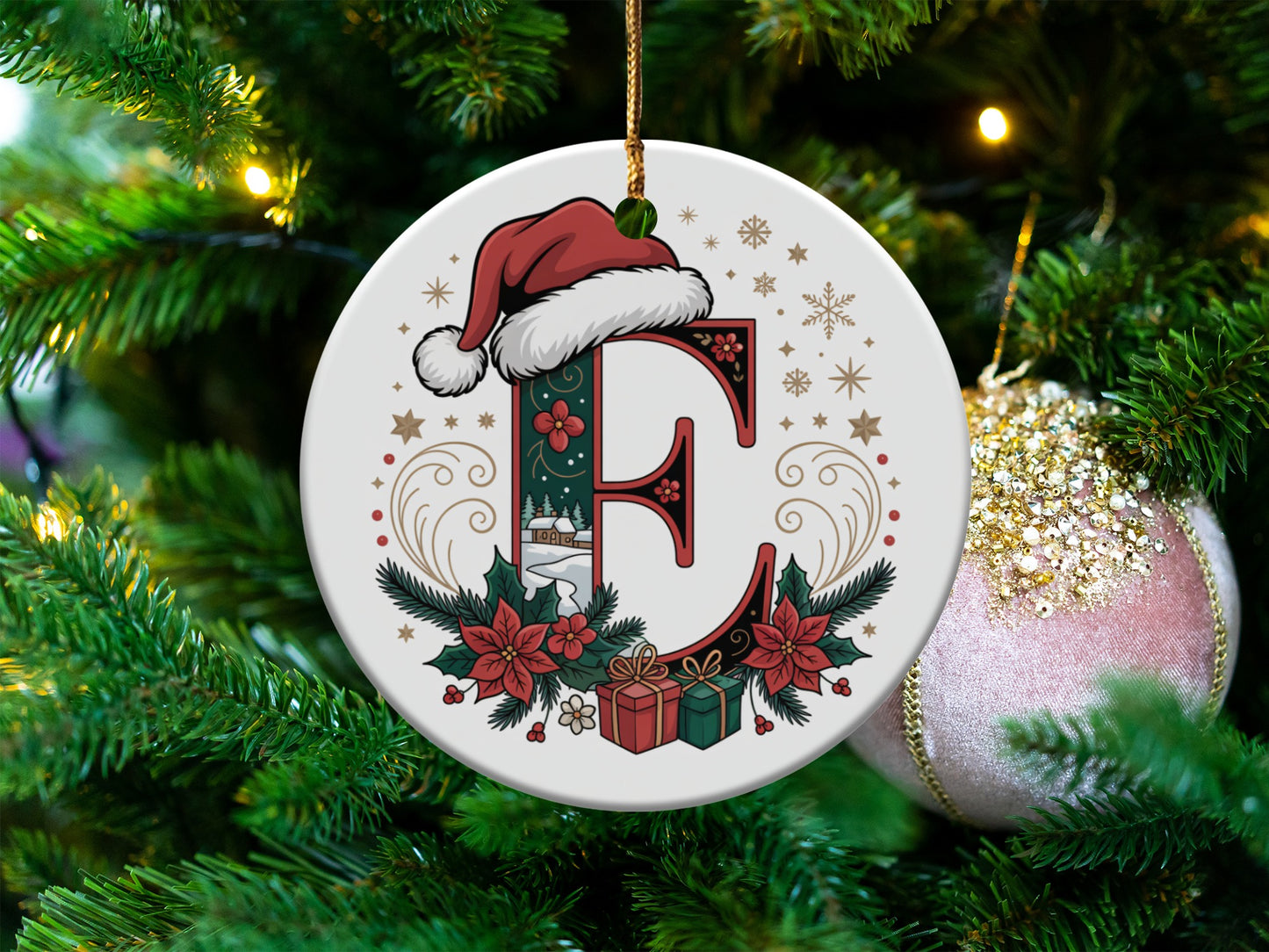 Festive Christmas Personalized Ornament product type