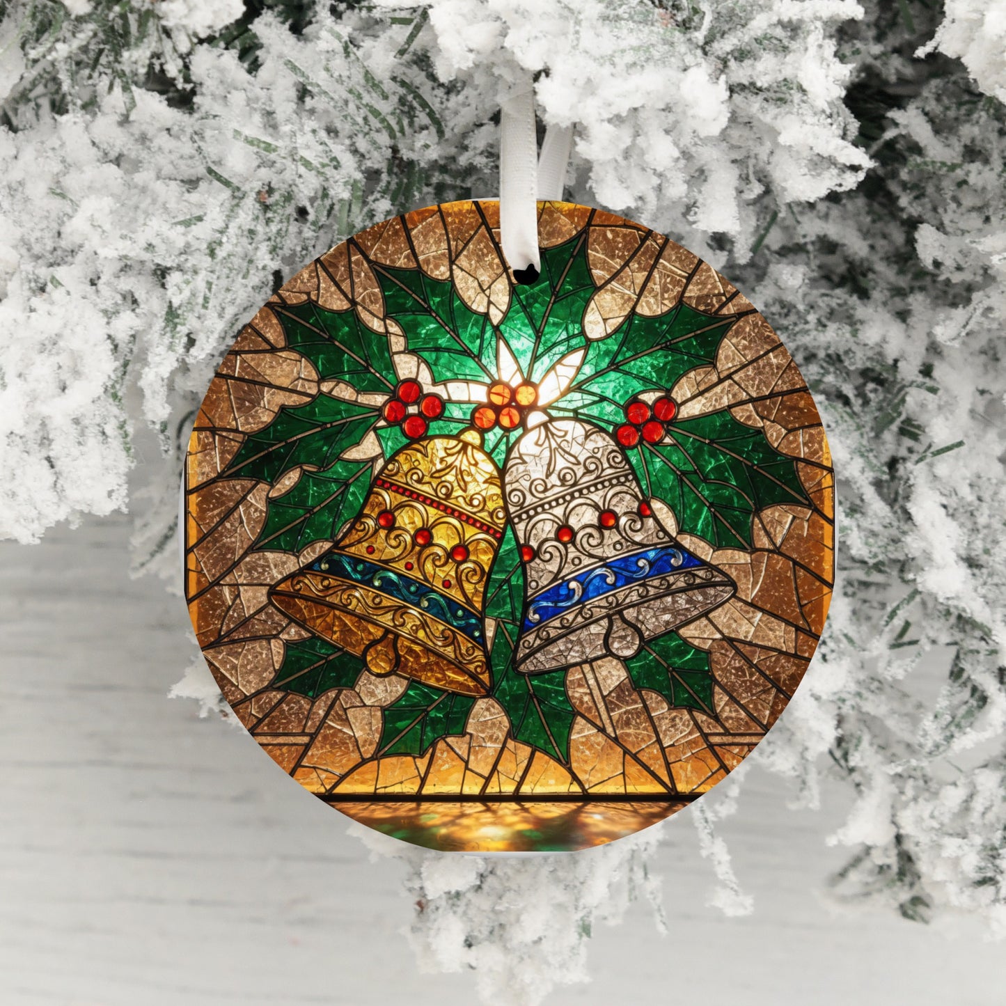 Festive Holiday Bells Hanging Ornament Christmas product type
