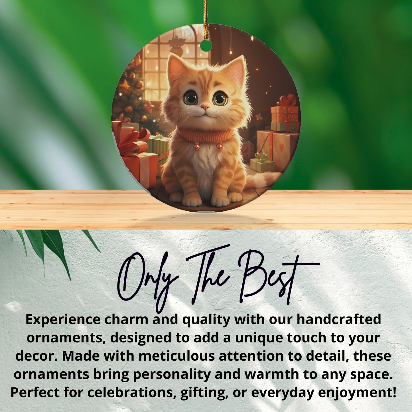 Cute Cat Ornament Christmas Tree Decoration product type