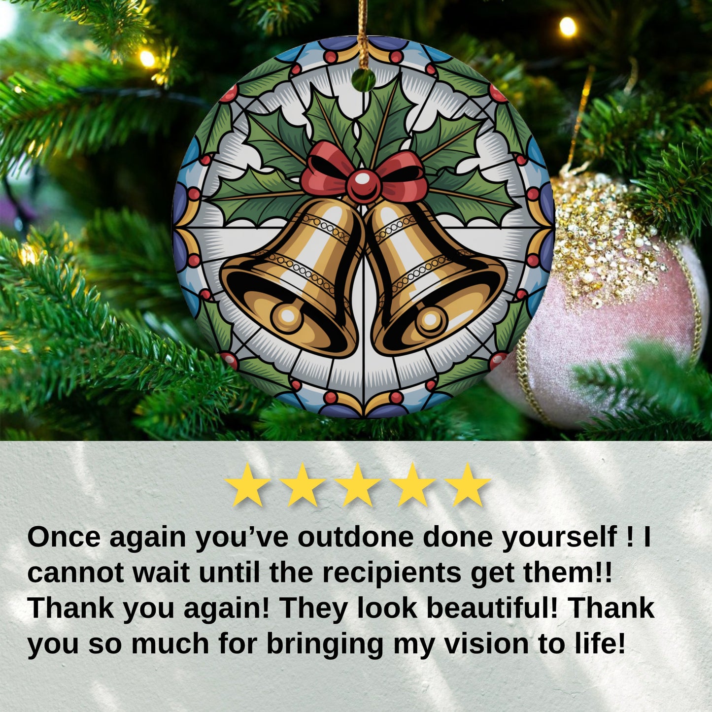Holiday Bells Christmas Tree Ornament product