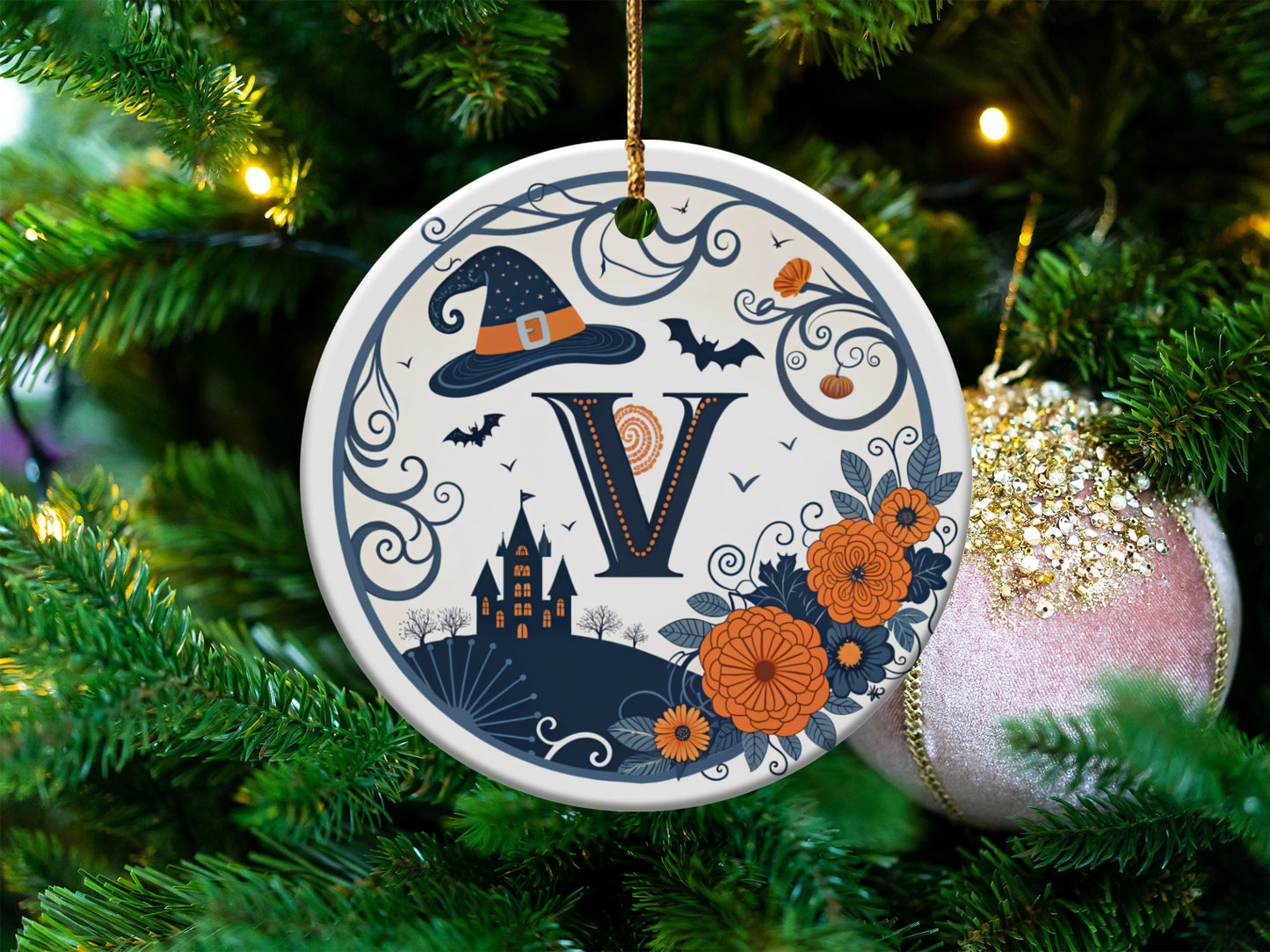 Halloween Themed Personalized Ornament product
