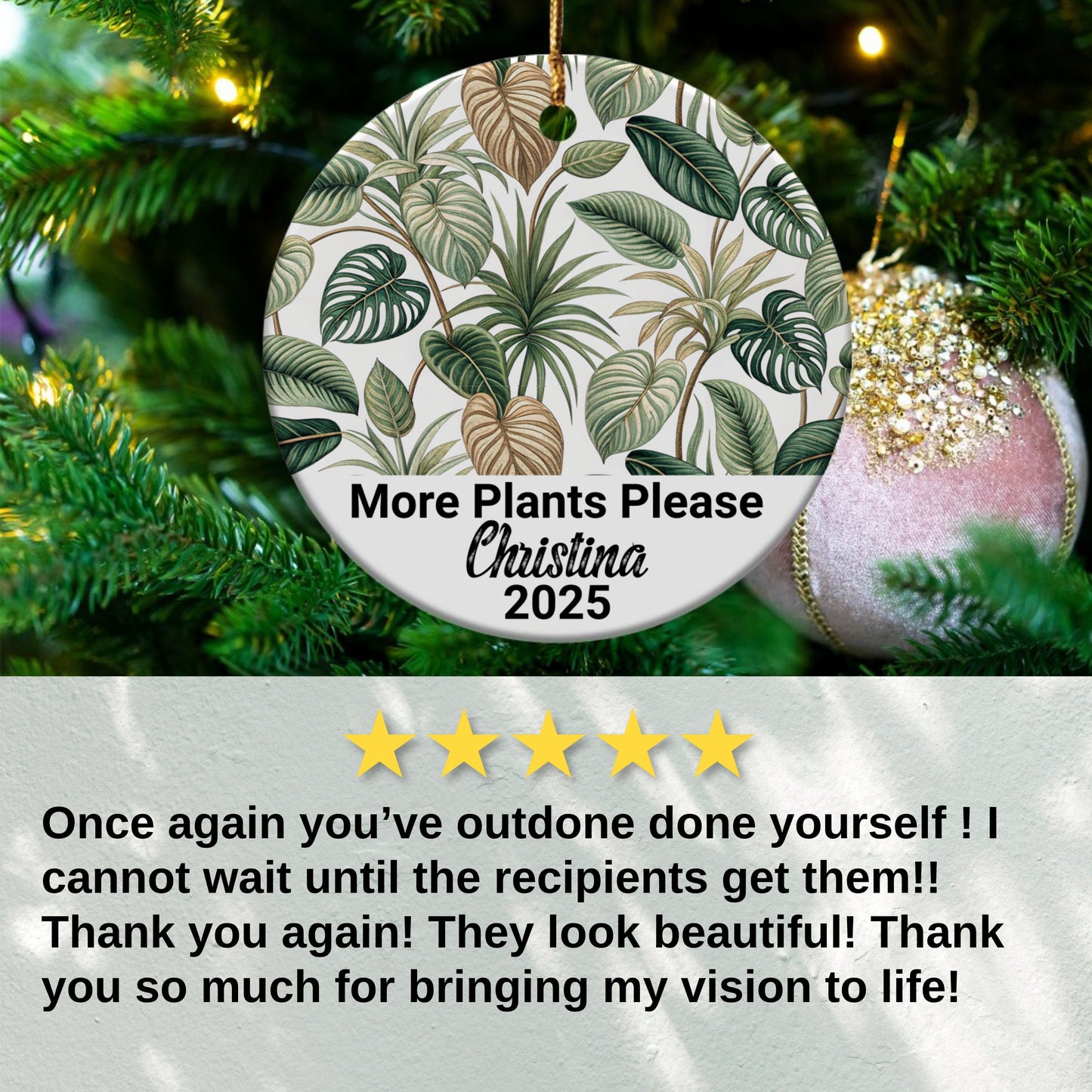 More Plants Please Ornament Product
