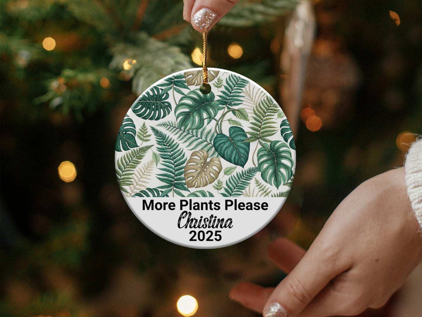 More Plants Please Christina 2025 Ornament product