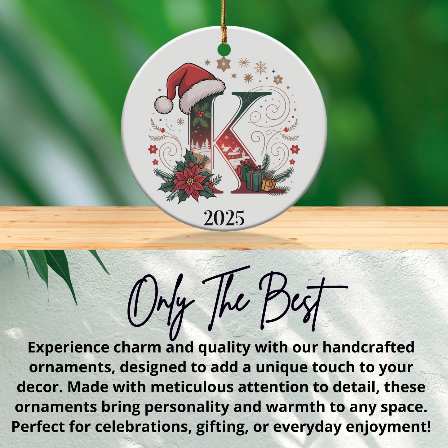 Personalized 2025 Christmas Ornament Gift Holiday product
