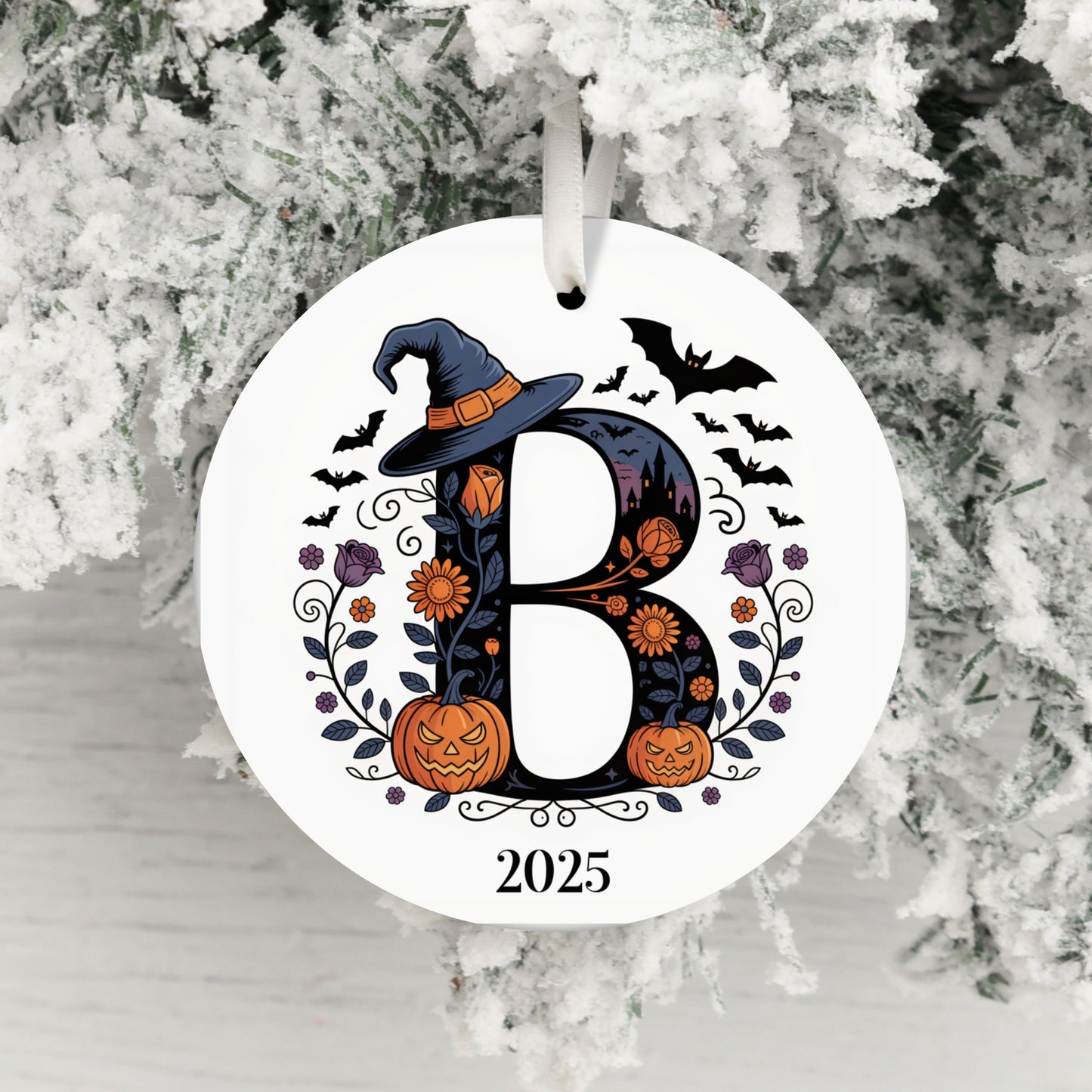 Halloween Decorated Letter B Ornament 2025 product type