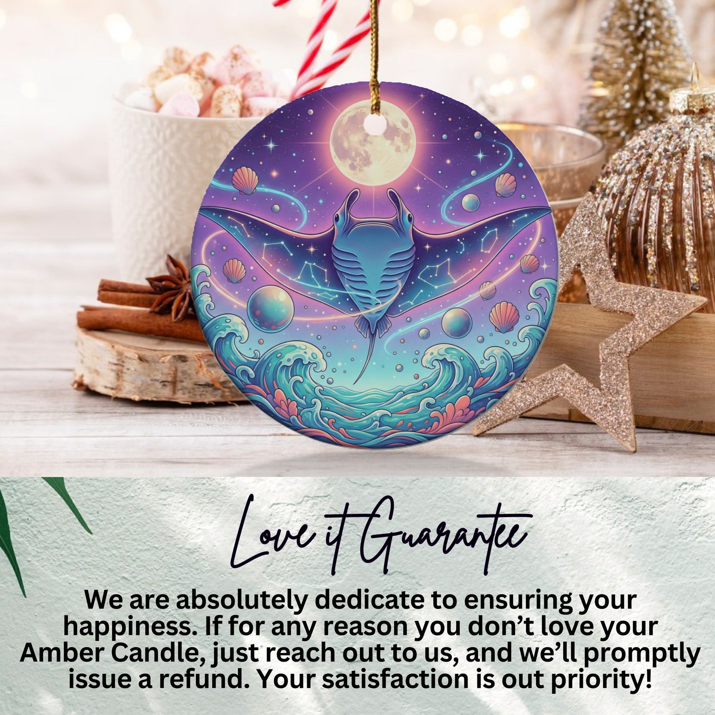 Magical Moonlit Night Sky Ornament product type