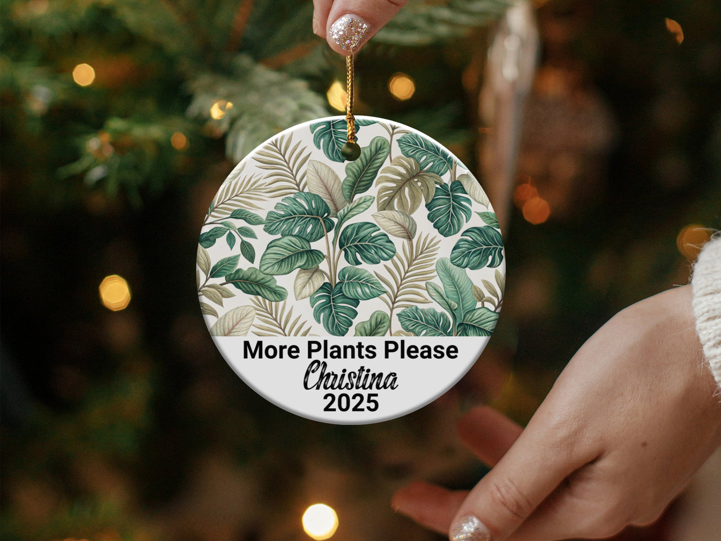 More Plants Please Christina 2025 Ornament product type