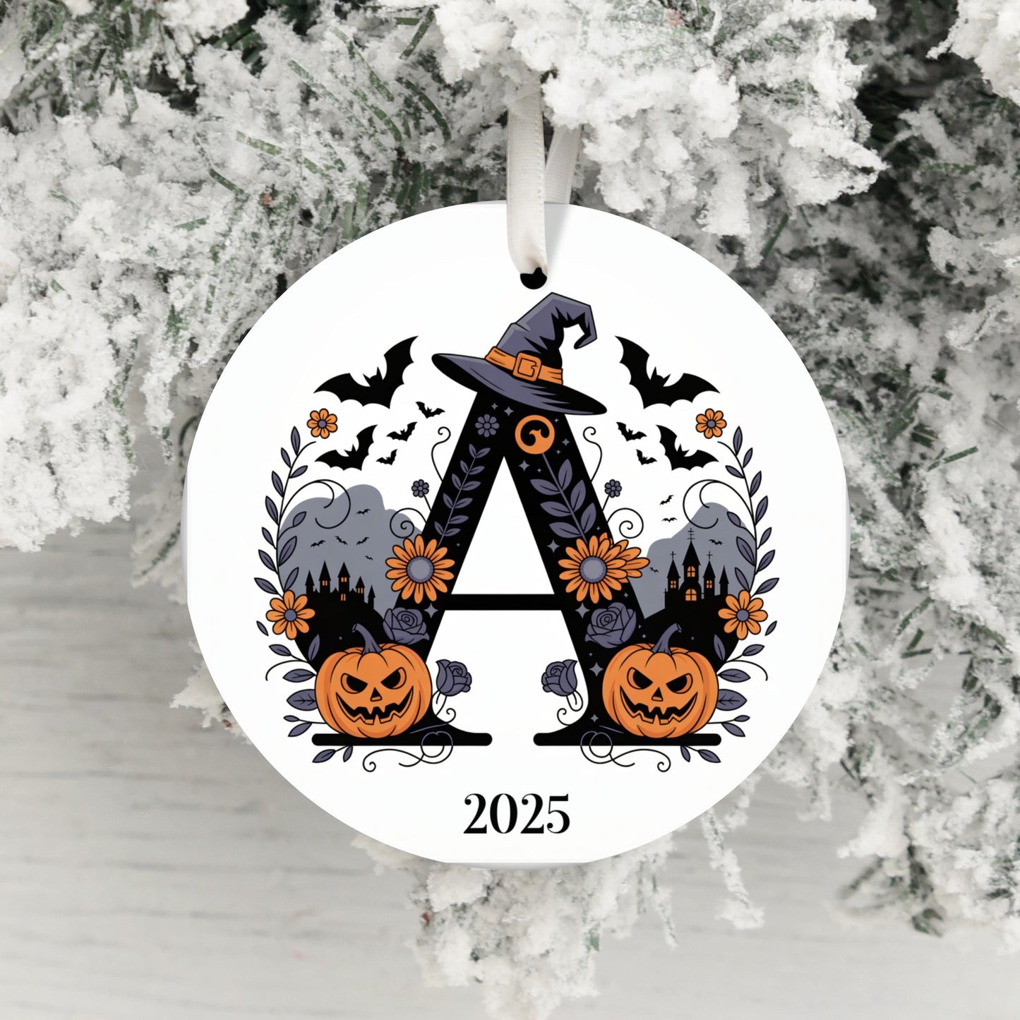 Personalized Halloween Themed Ornament 2025 product