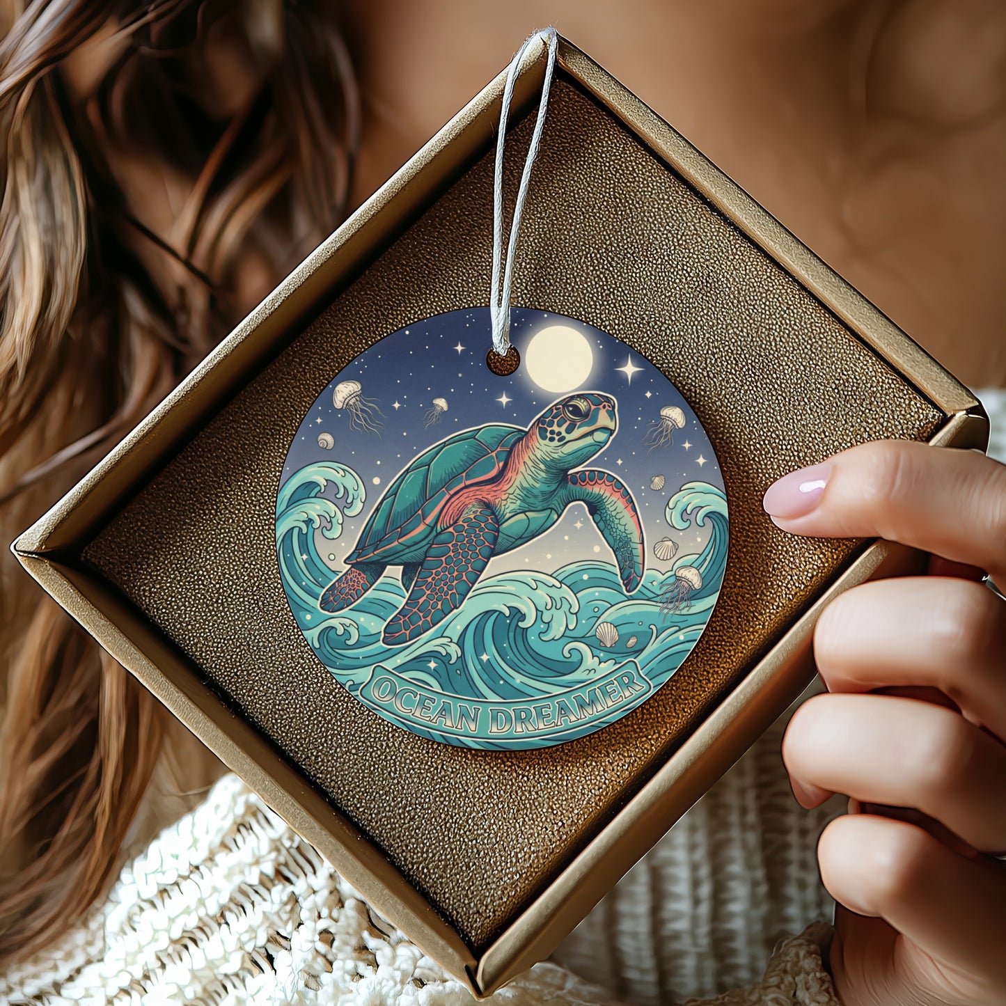 Ocean Dreamer Sea Turtle Decorative Hanging product