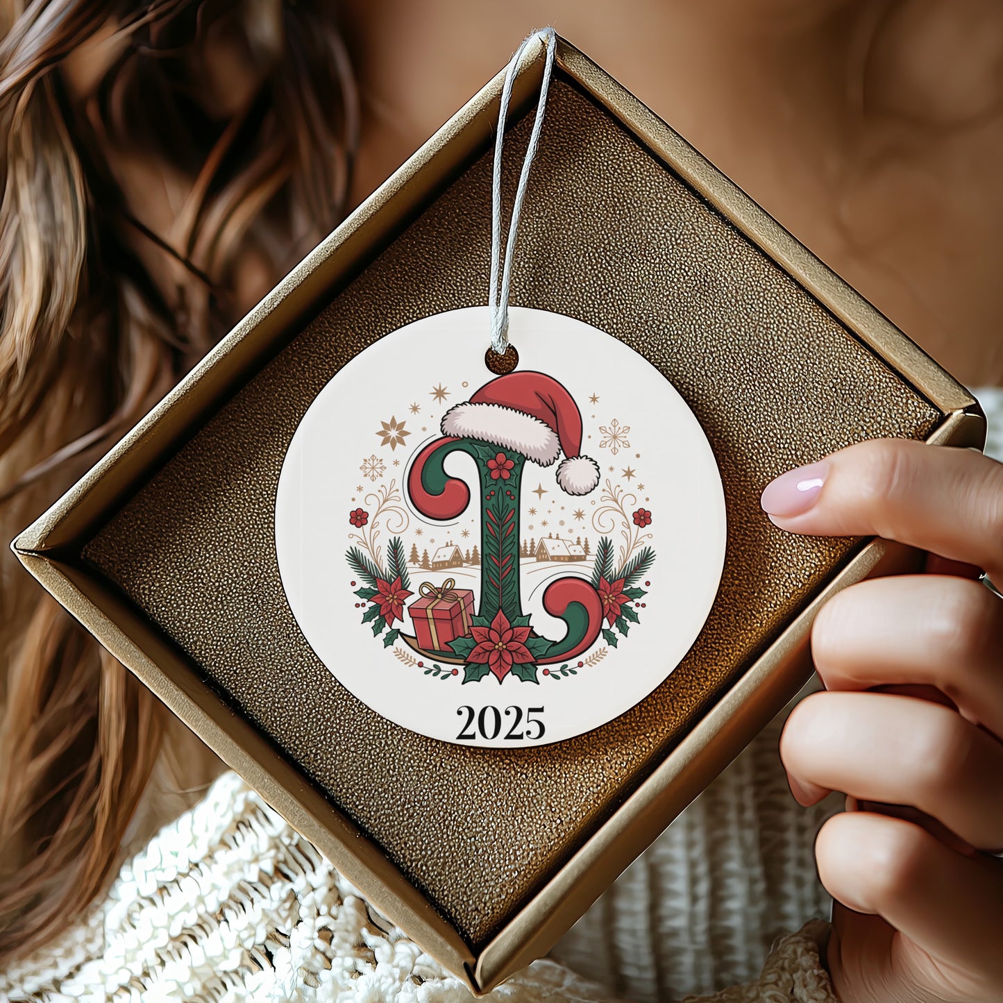 Personalized 2025 Christmas Letter Ornament product