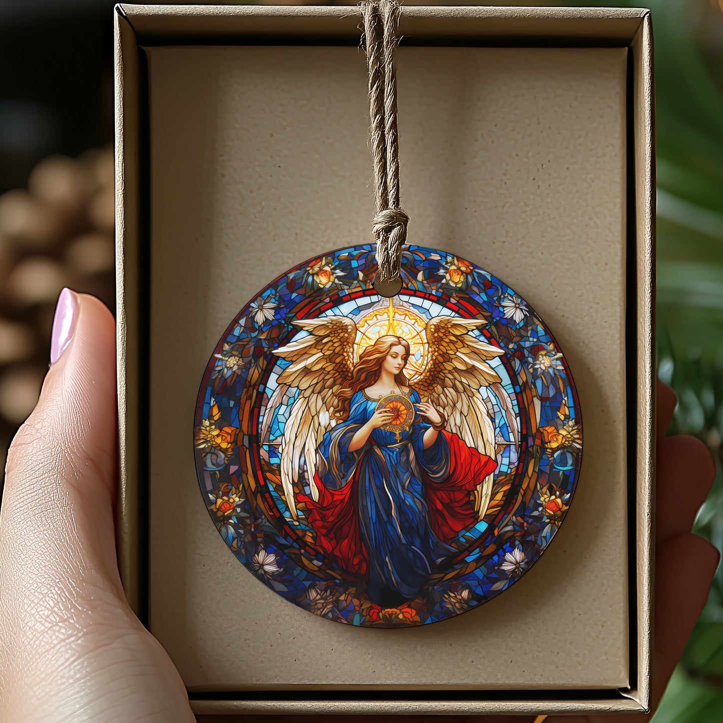 Beautiful Angel Design Round Hanging Decor product