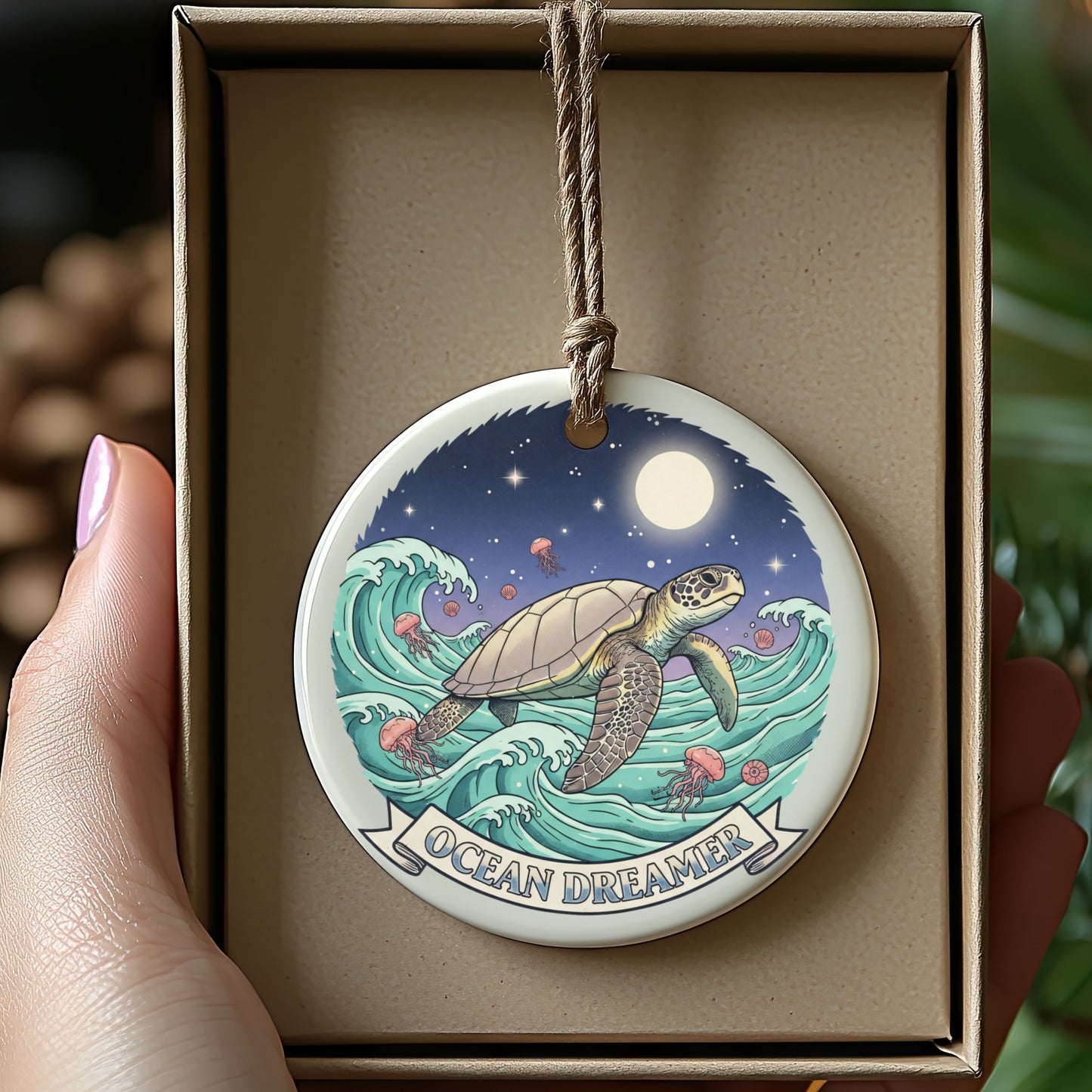 Ocean Dreamer Sea Turtle Decor Ornament product