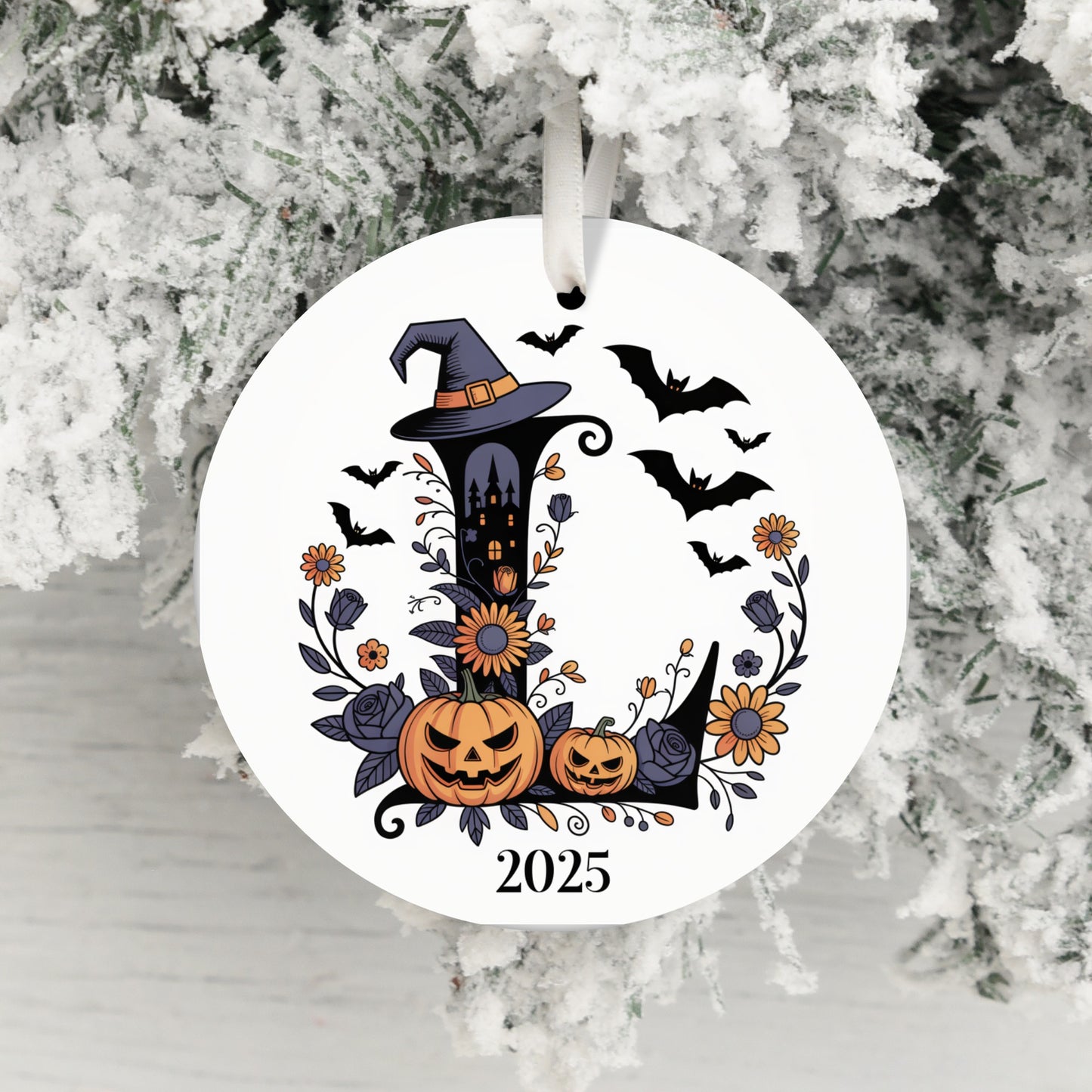 Halloween Jack O Lantern Witch Hat Ornament product