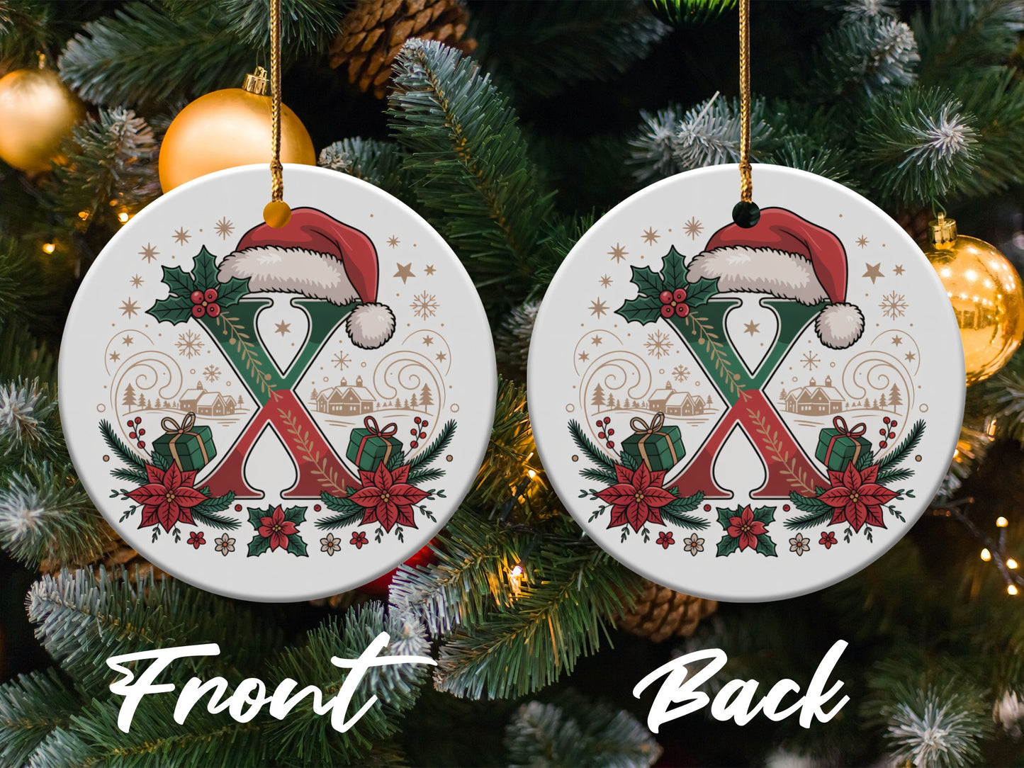 Personalized Christmas Tree Hanging Ornament product