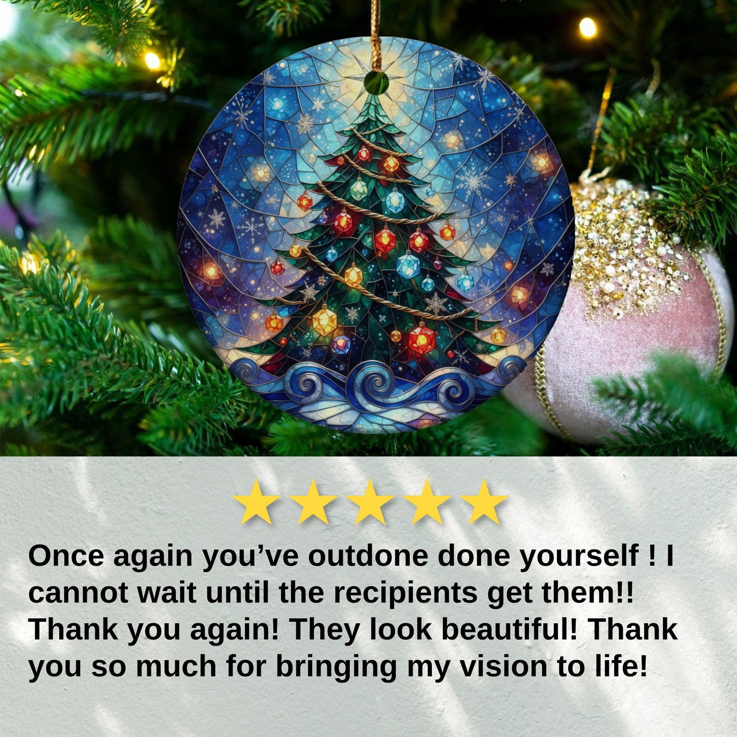 Christmas Tree with Colorful Lights product
