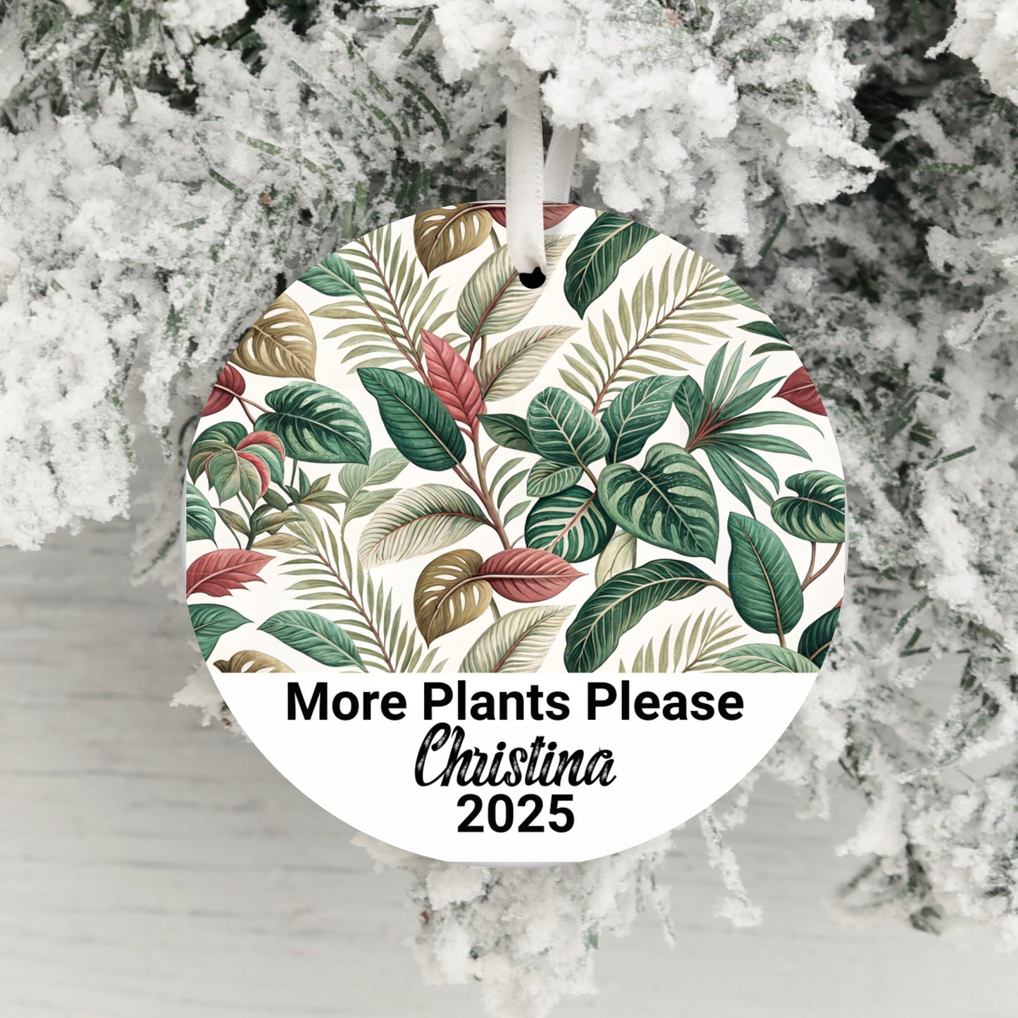 More Plants Please Christina 2025 Ornament product type