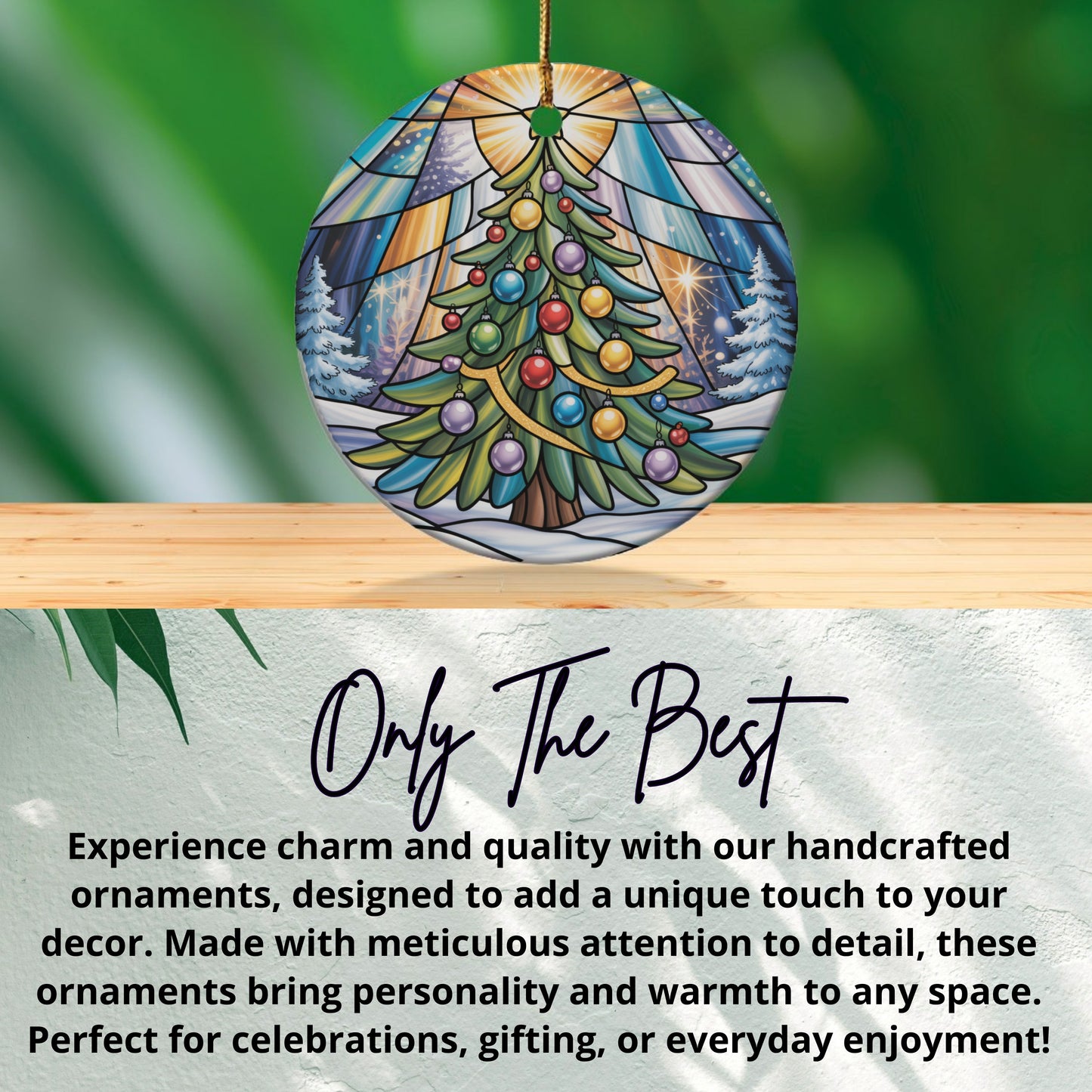 Unique Handcrafted Christmas Tree Ornament product