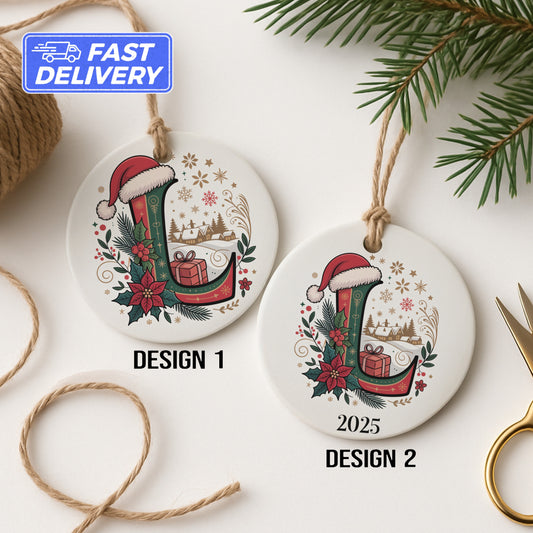 Personalized Santa Boot Christmas Ornament product