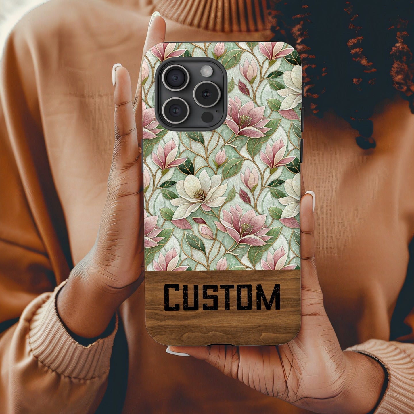 Custom Floral Pattern Design Phone Case