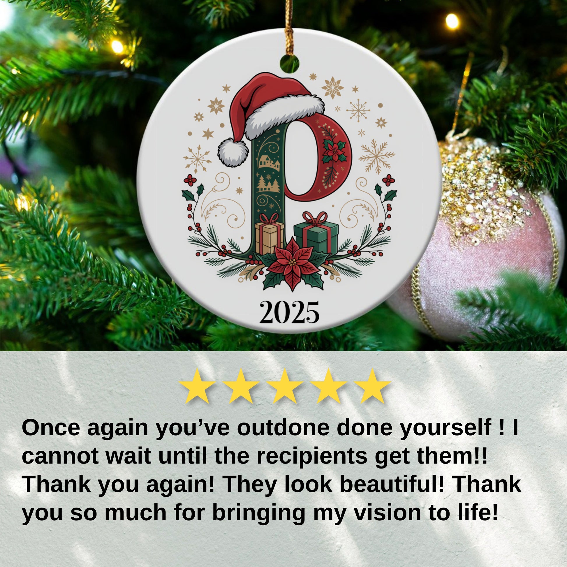 Personalized Christmas Decoration Ornament product type