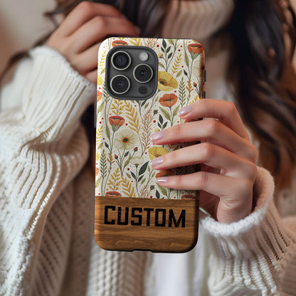 Custom Floral Patterned Phone Cover for Unique Style