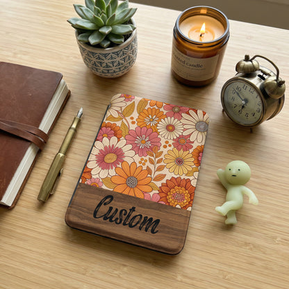 Floral Customizable Cover Notebook for Journaling