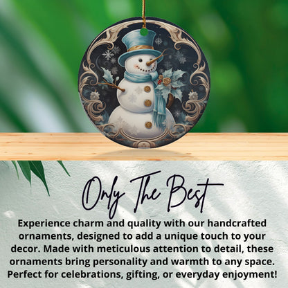 Snowman Holiday Ornament for Seasonal Product