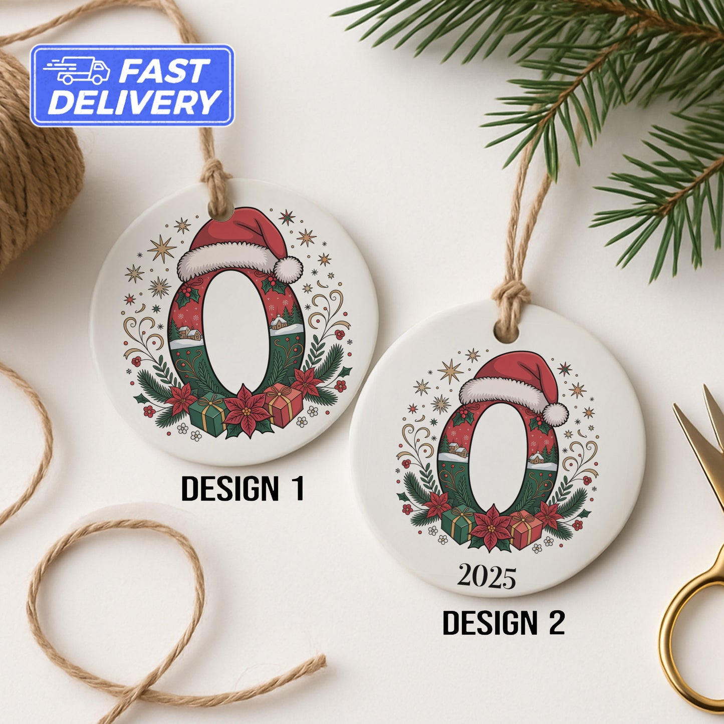 Personalized Christmas Ornament 2025 Holiday product