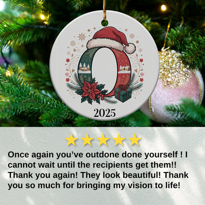 Festive Personalized Holiday Ornament Christmas product