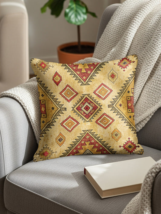 Southwestern Geometric Pattern Throw Pillow Cover