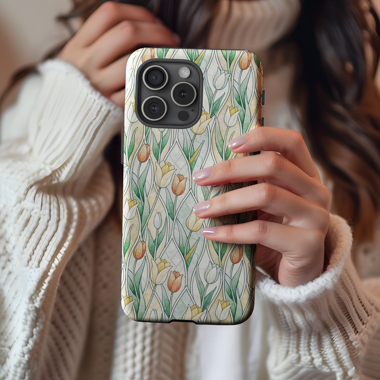 Stylish Floral Pattern iPhone Case for Trendy Look