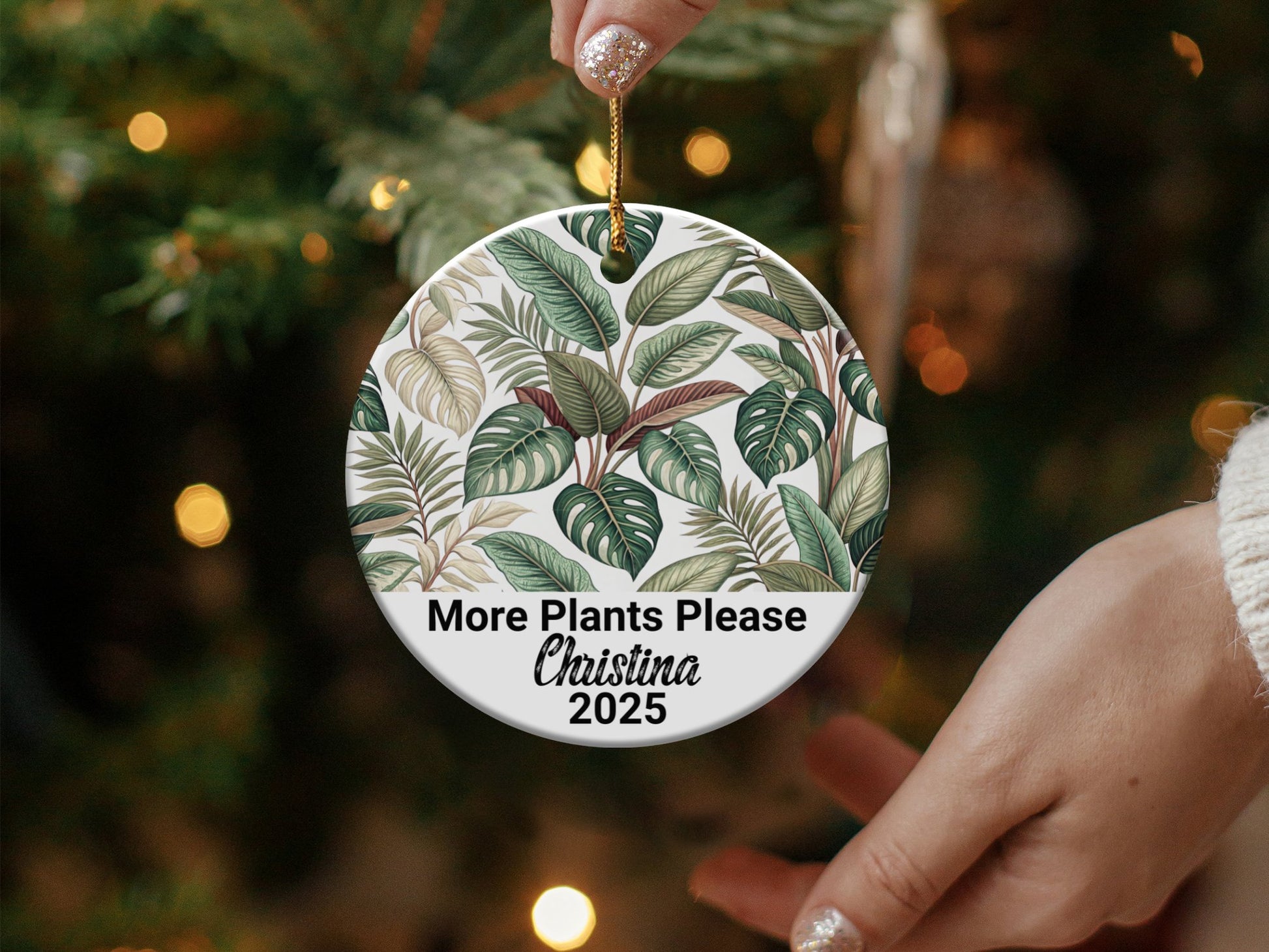 More Plants Please Christmas 2025 ornament product