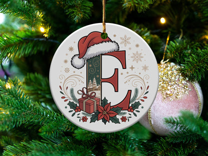 Festive Holiday Ornament with Santa Hat Christmas product