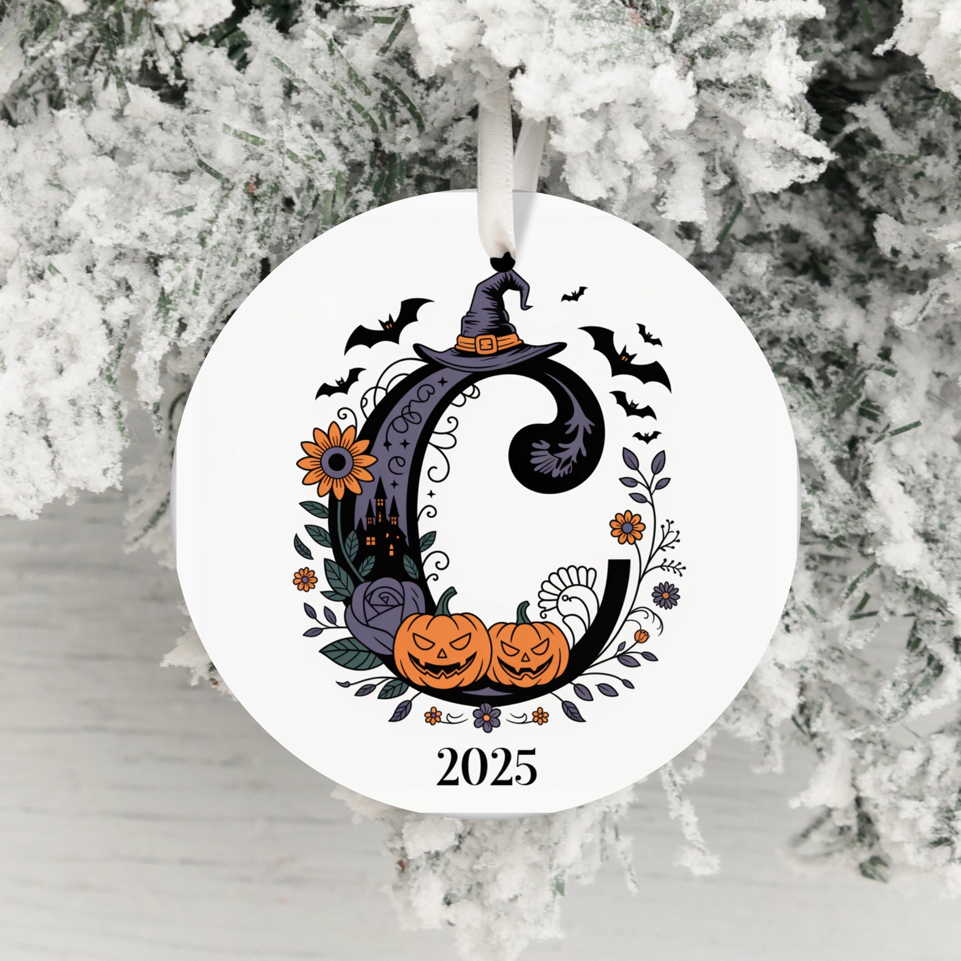 2025 Halloween Witch Pumpkins Design Ornament product