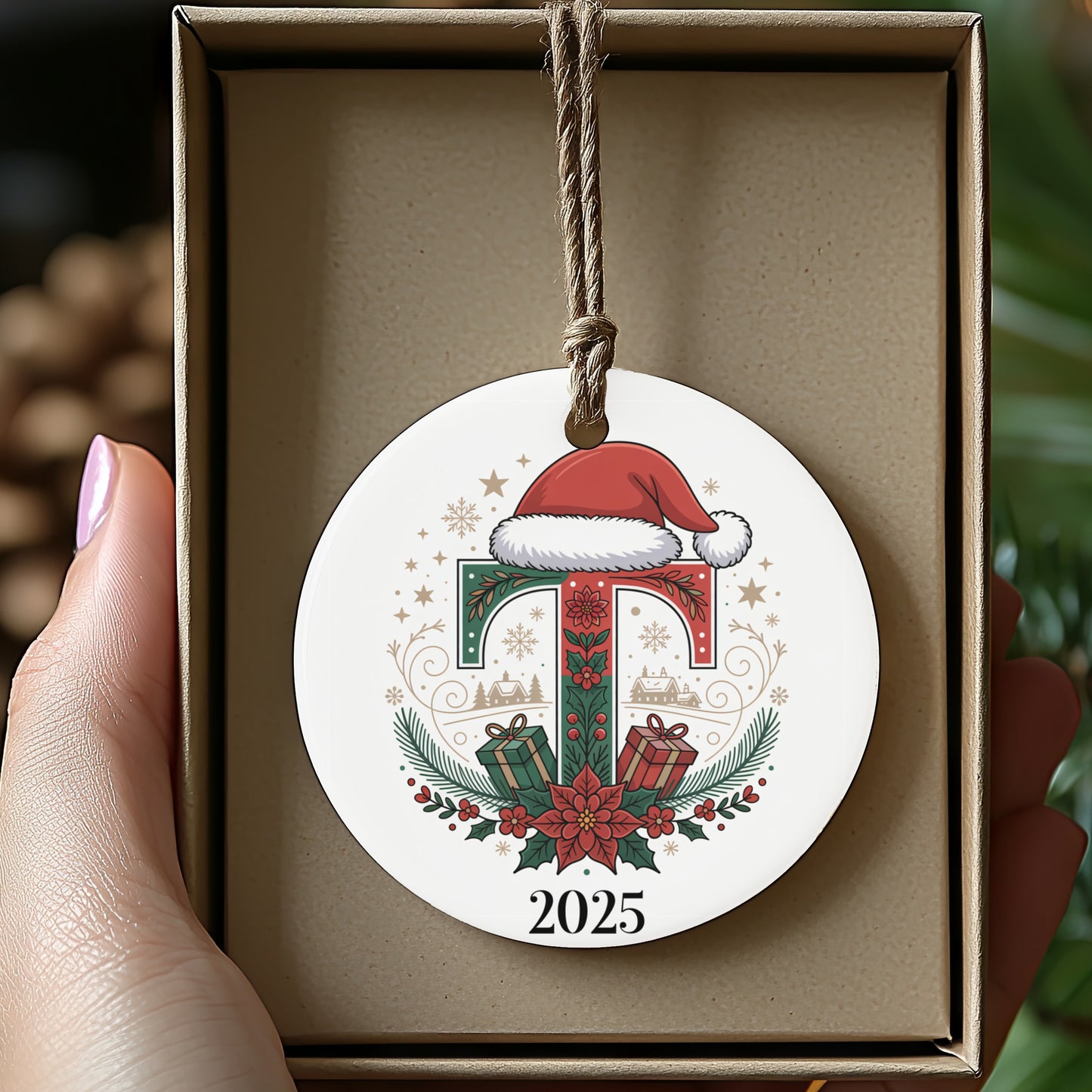 Personalized 2025 Christmas Ornament Holiday Decor product