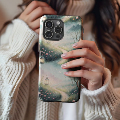 Dreamy Fairytale Path With Lanterns Custom Phone Case - Walk Greener