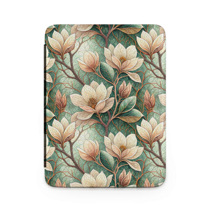 Botanical Floral Design iPad Case with Elegant Blossoms