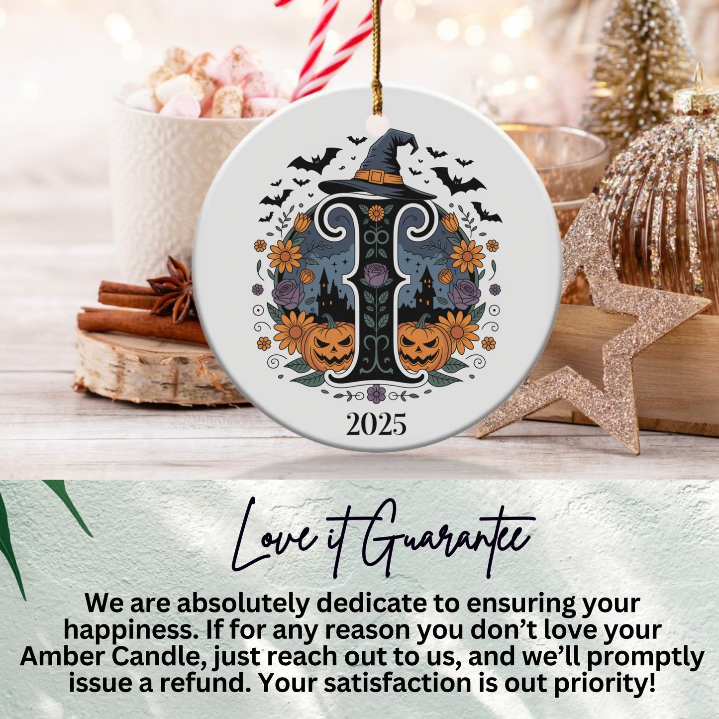 Personalized Halloween 2025 Ornament Decoration product type