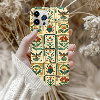 Vintage Floral Insect Pattern Phone Case Vintage Product