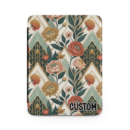 Floral Geometric Pattern Custom Bedding Blanket