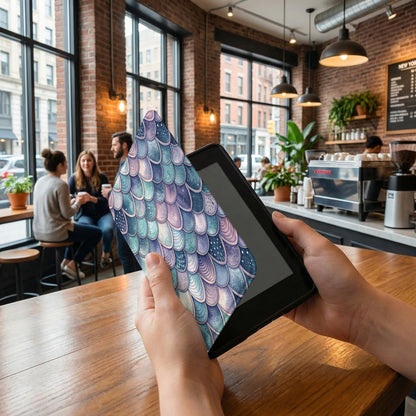 Colorful Mermaid Scales Design E-Reader Cover