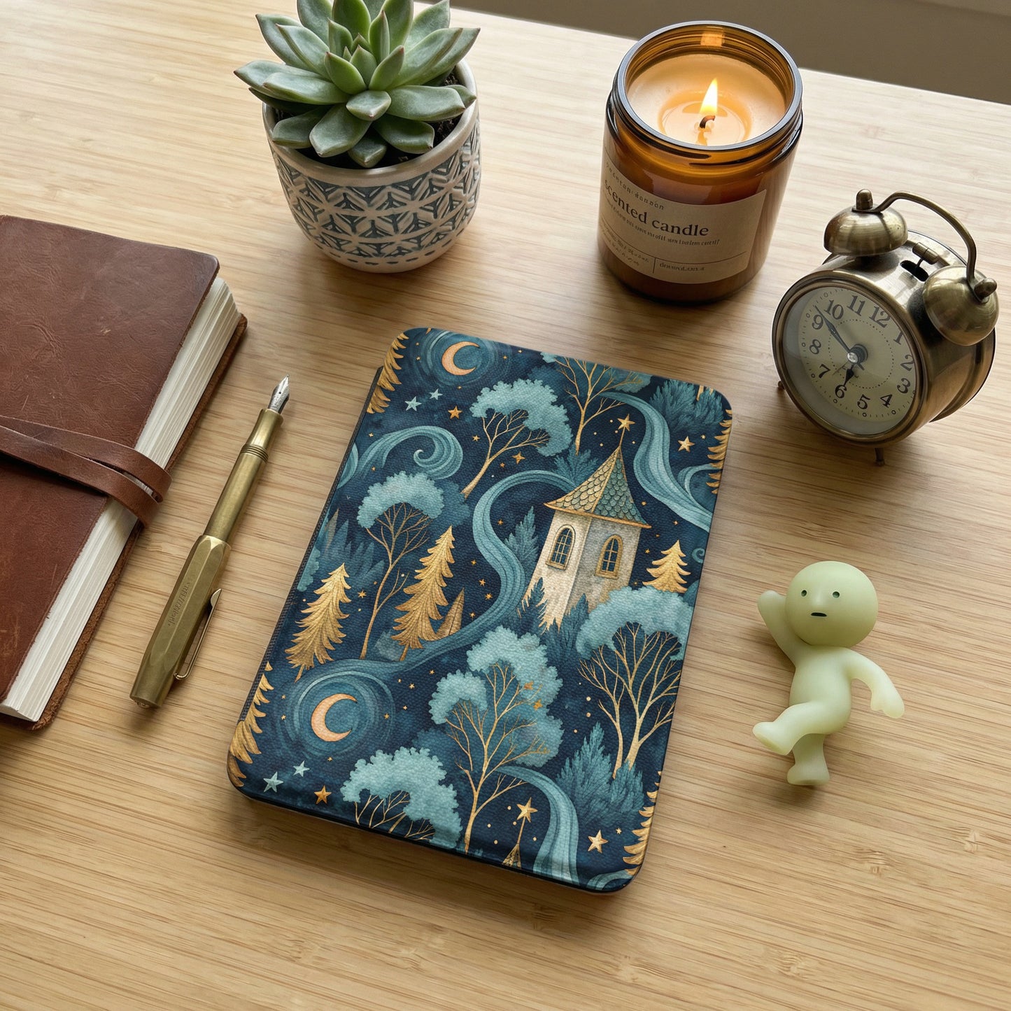 Whimsical Forest Castle Design Hardcover Journal