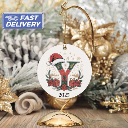 Personalized Christmas Ornament 2025 Holiday Decor product type