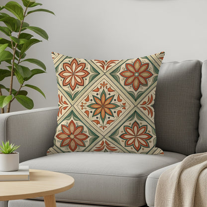 Vibrant Floral Medley Seamless Pattern Decorative Pillows & Pillow Cases - Walk Greener