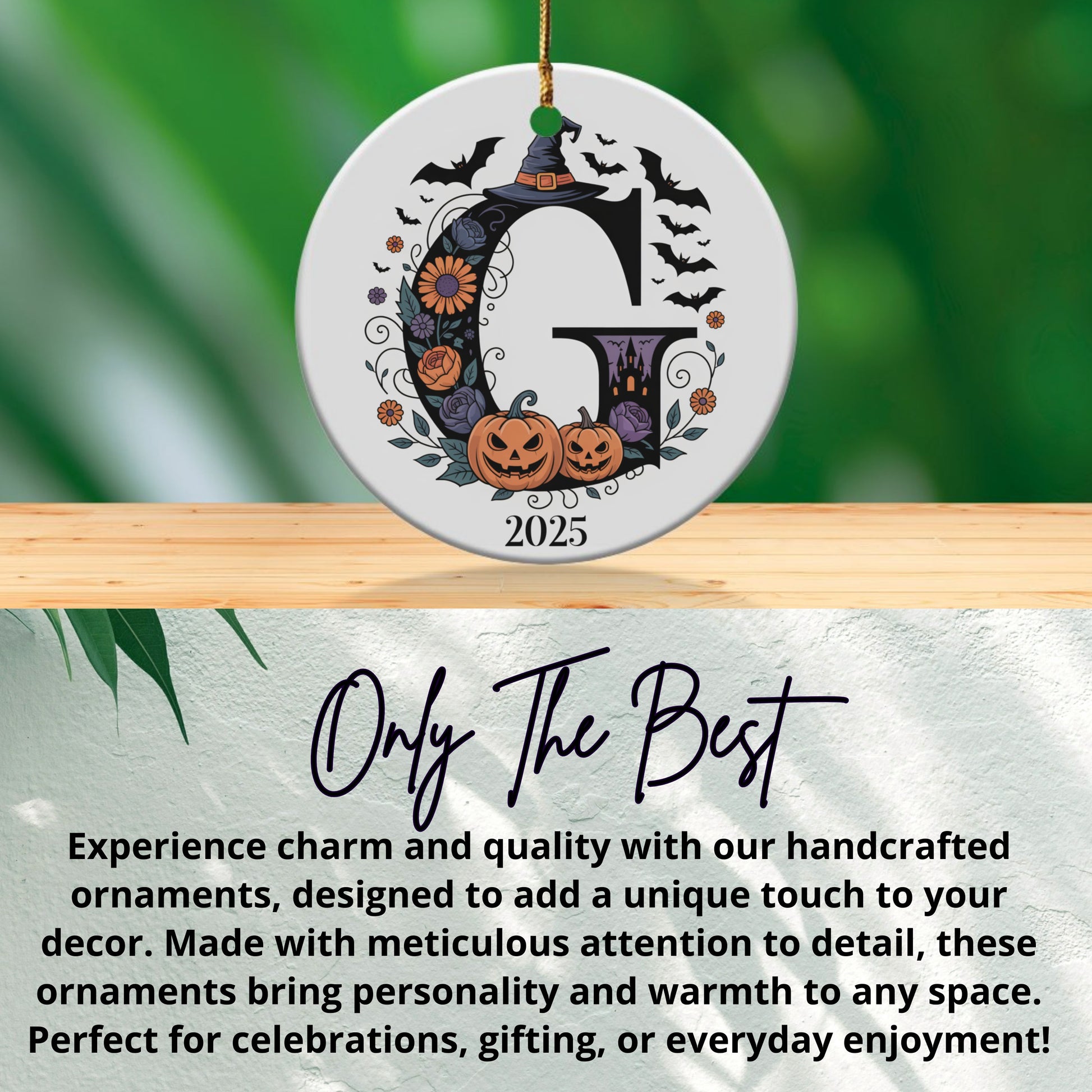 Halloween Themed 2025 G Halloween Ornament product